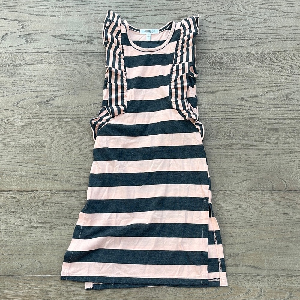 Joah Love Ruffle Shoulder Maxi Dress, NWT